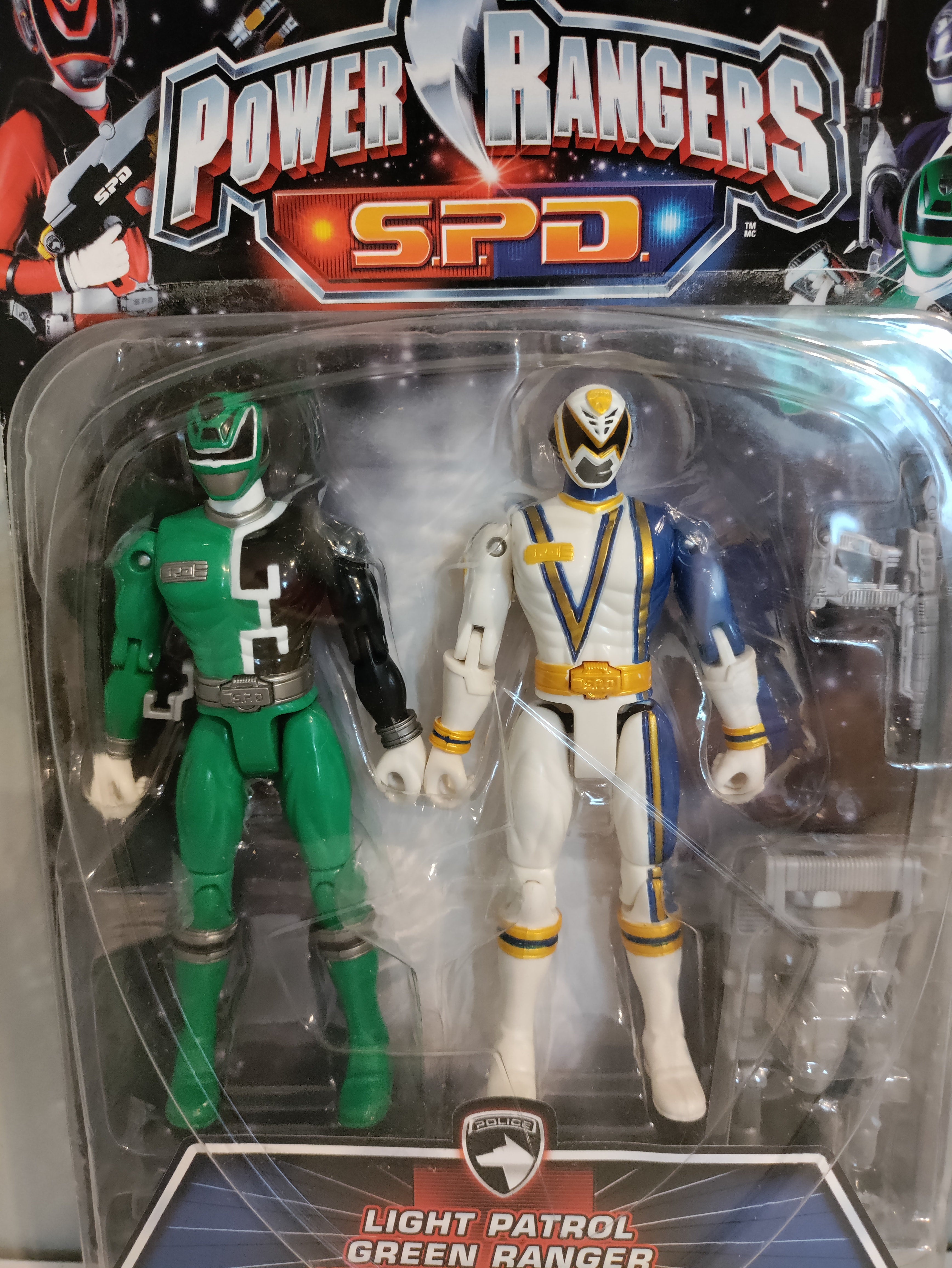Power Rangers SPD Light Patrol Green Ranger And Omega Ranger