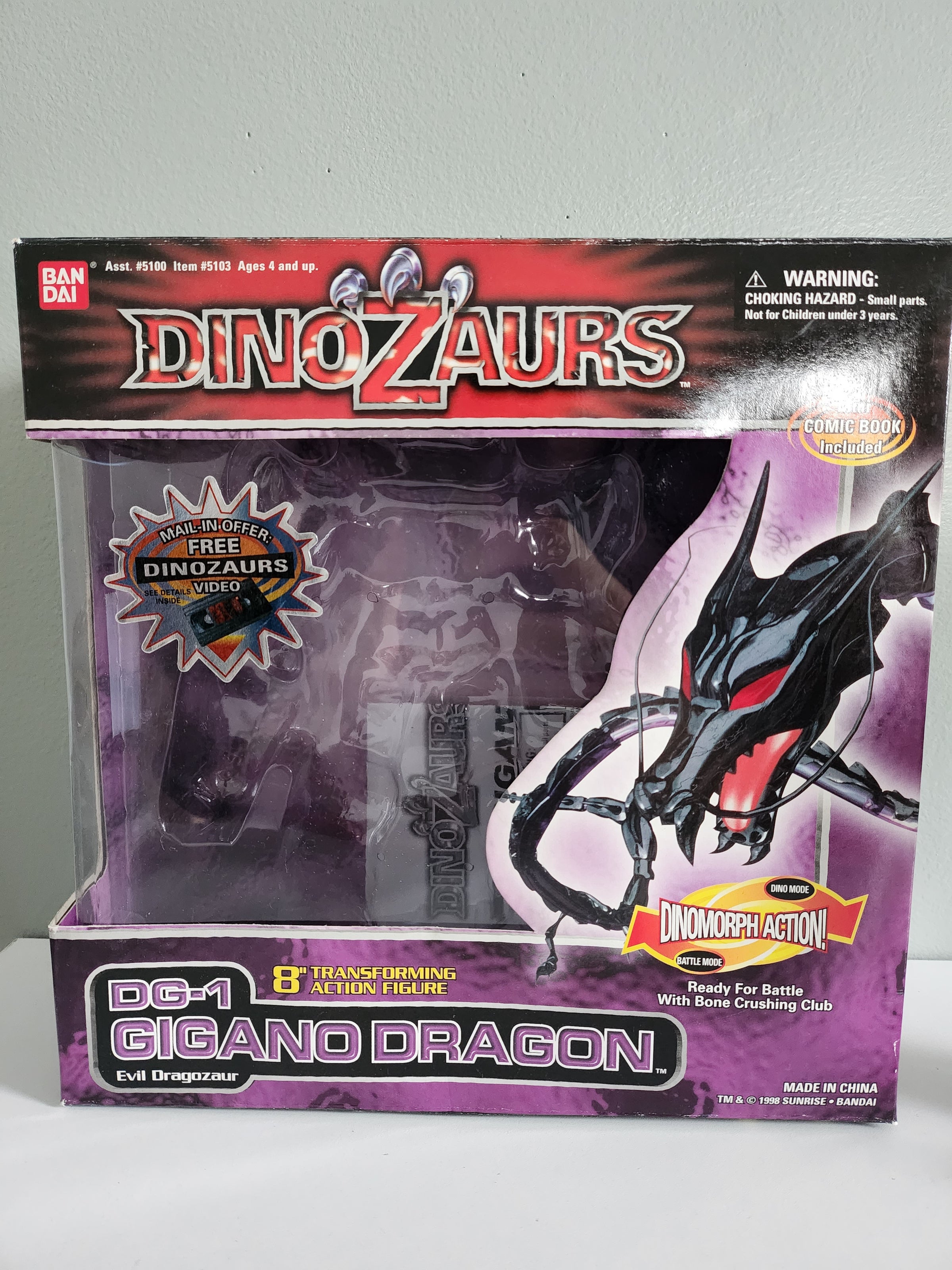 Dinozaurs Dinozone Evil Dragozaur Gigano Dragon Action Figure Toy