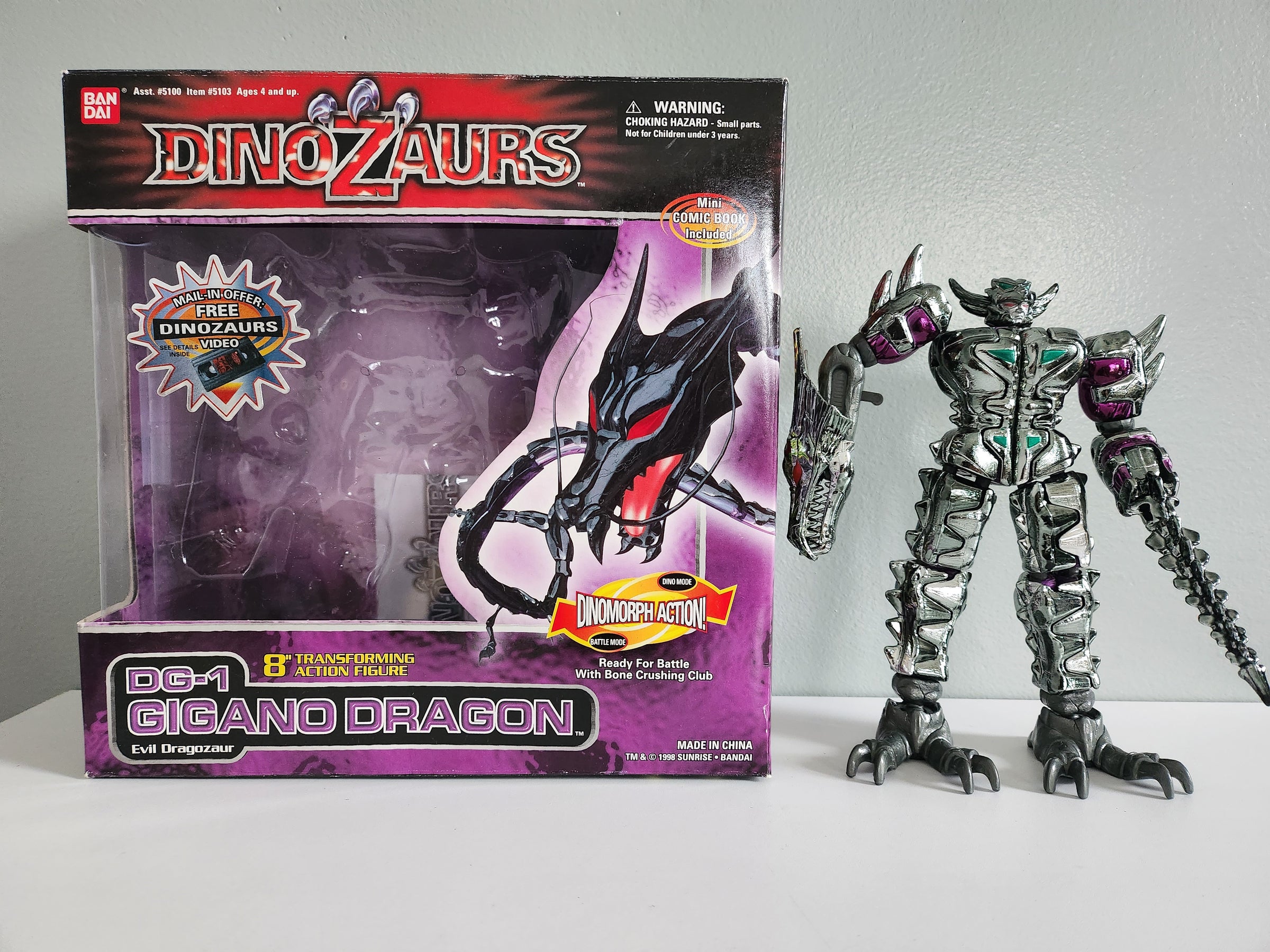 Dinozaurs Dinozone Evil Dragozaur Gigano Dragon Action
