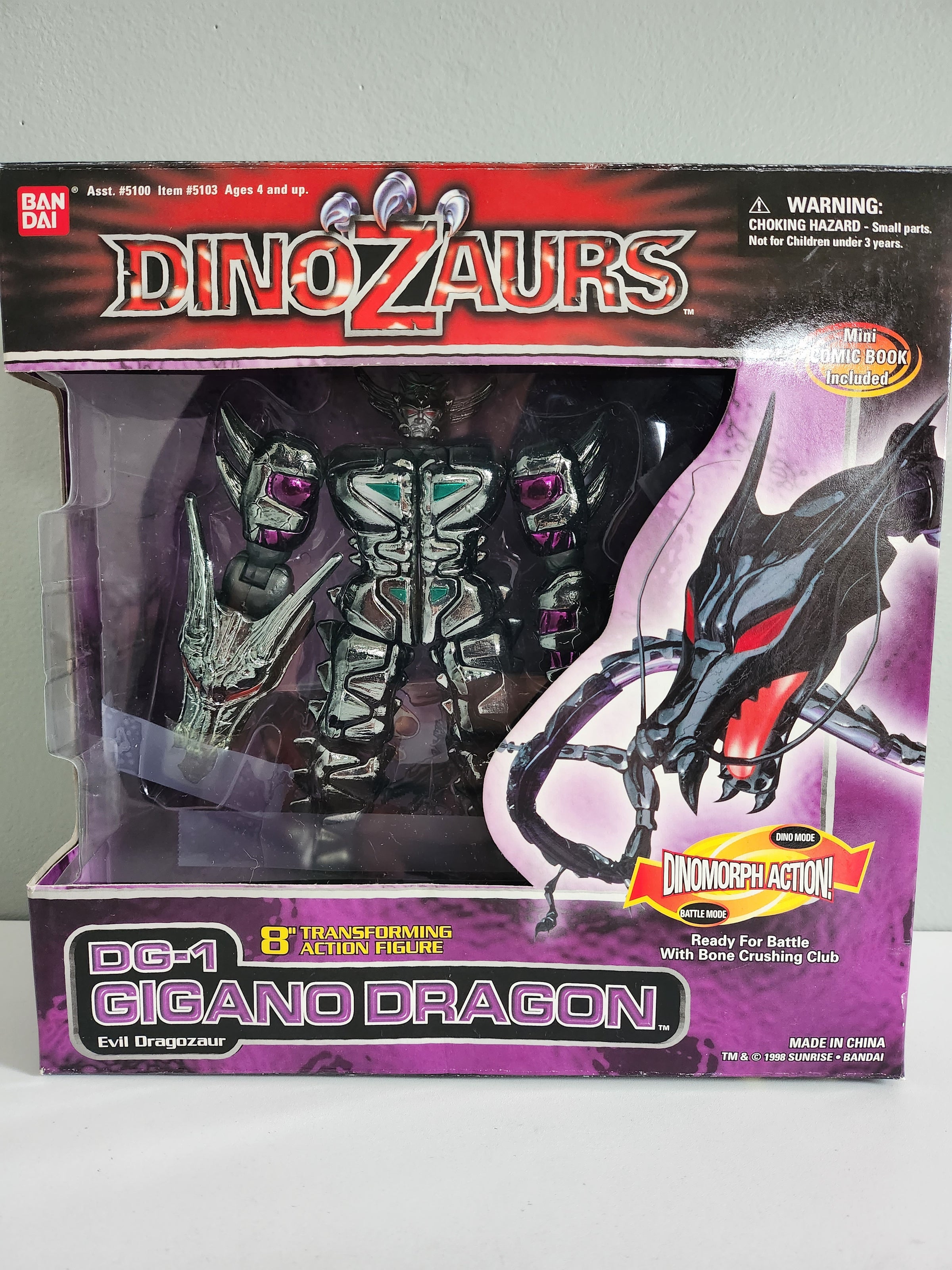 Dinozaurs Dinozone Evil Dragozaur Gigano Dragon Action