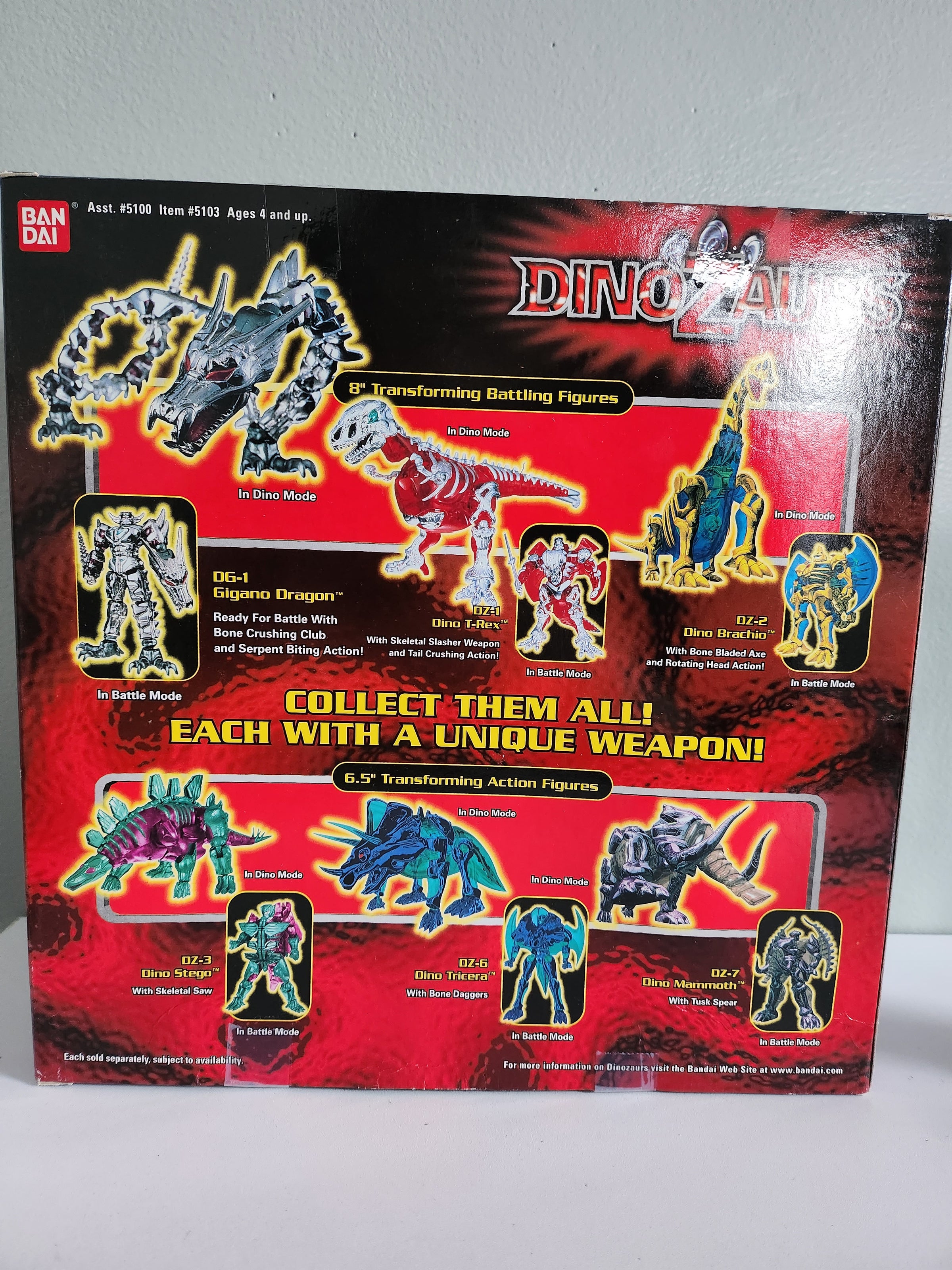 Dinozaurs Dinozone Evil Dragozaur Gigano Dragon Action